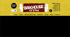 Desktop Screenshot of brikhousegym.com